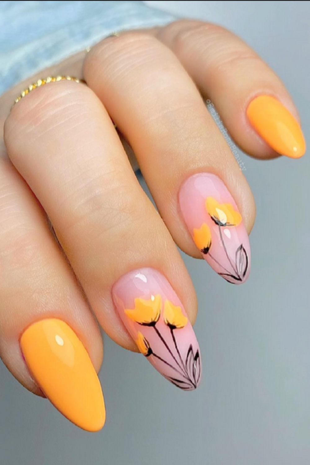 30 Tulip Nail Designs For A Pretty Flower Manicure The Beauty Pursuit