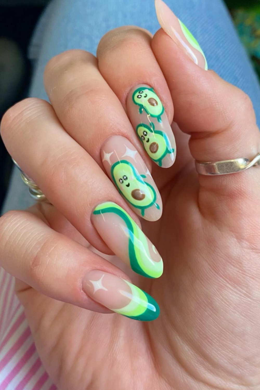 32 Avocado Nail Designs For A Fun Green Manicure The Beauty Pursuit