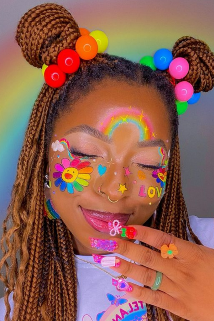 40 Pride Makeup Ideas For A Bright Rainbow Look The Beauty Pursuit 40 Pride Makeup Ideas For A Bright Rainbow Look The Beauty Pursuit