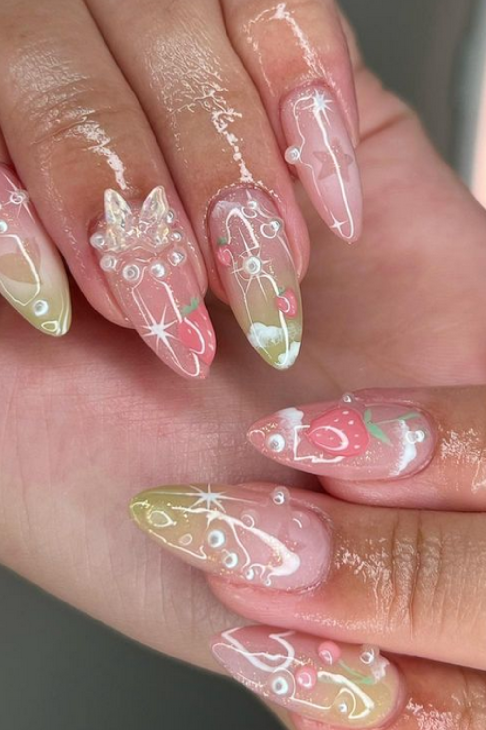 30 Pretty Fairycore Nails fit for a fairy - The Beauty Pursuit