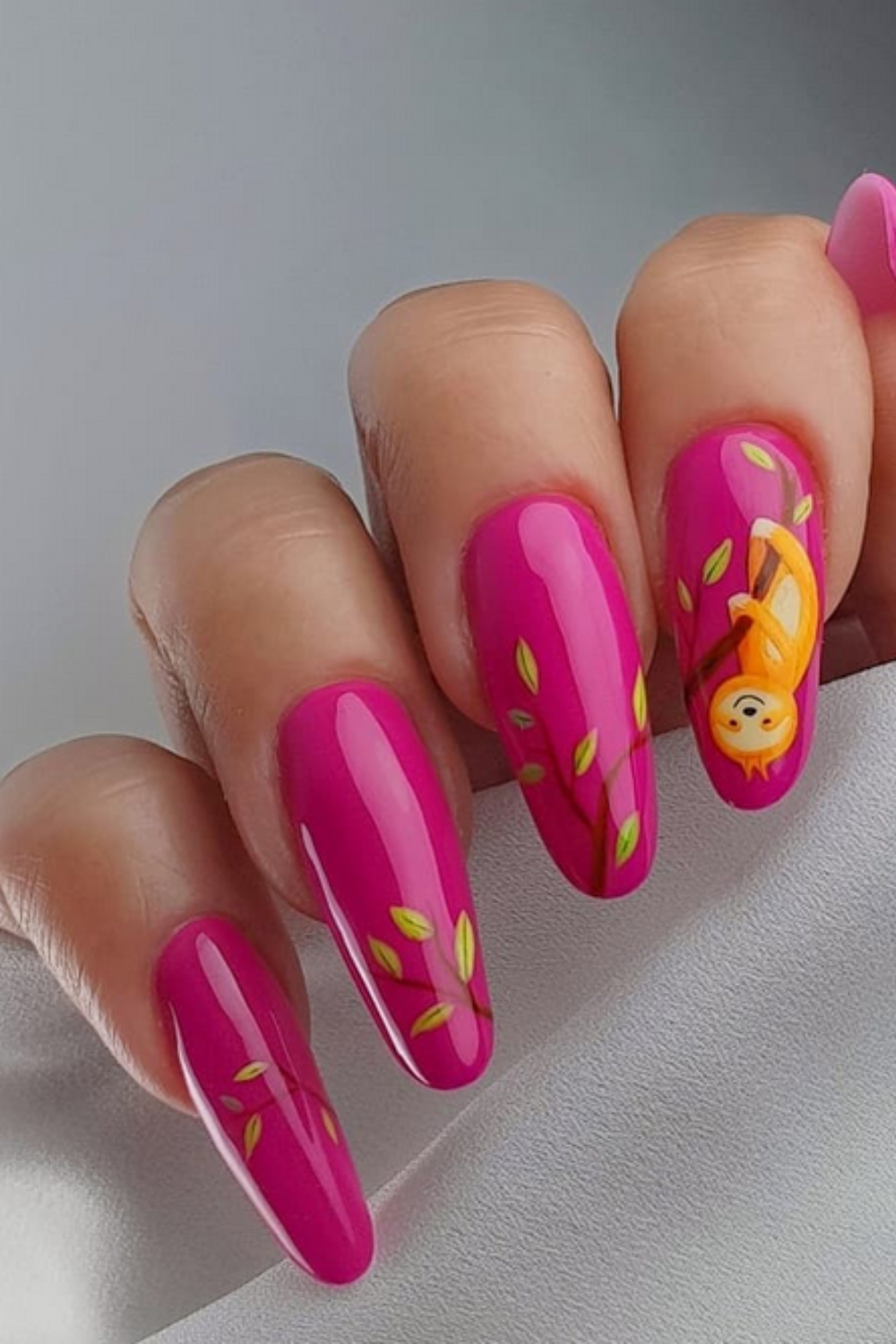 25 Sloth Nails that are quirky and cute - The Beauty Pursuit