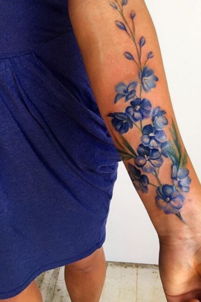 50 Stunning Blue Tattoo Designs You Need To See - The Beauty Pursuit